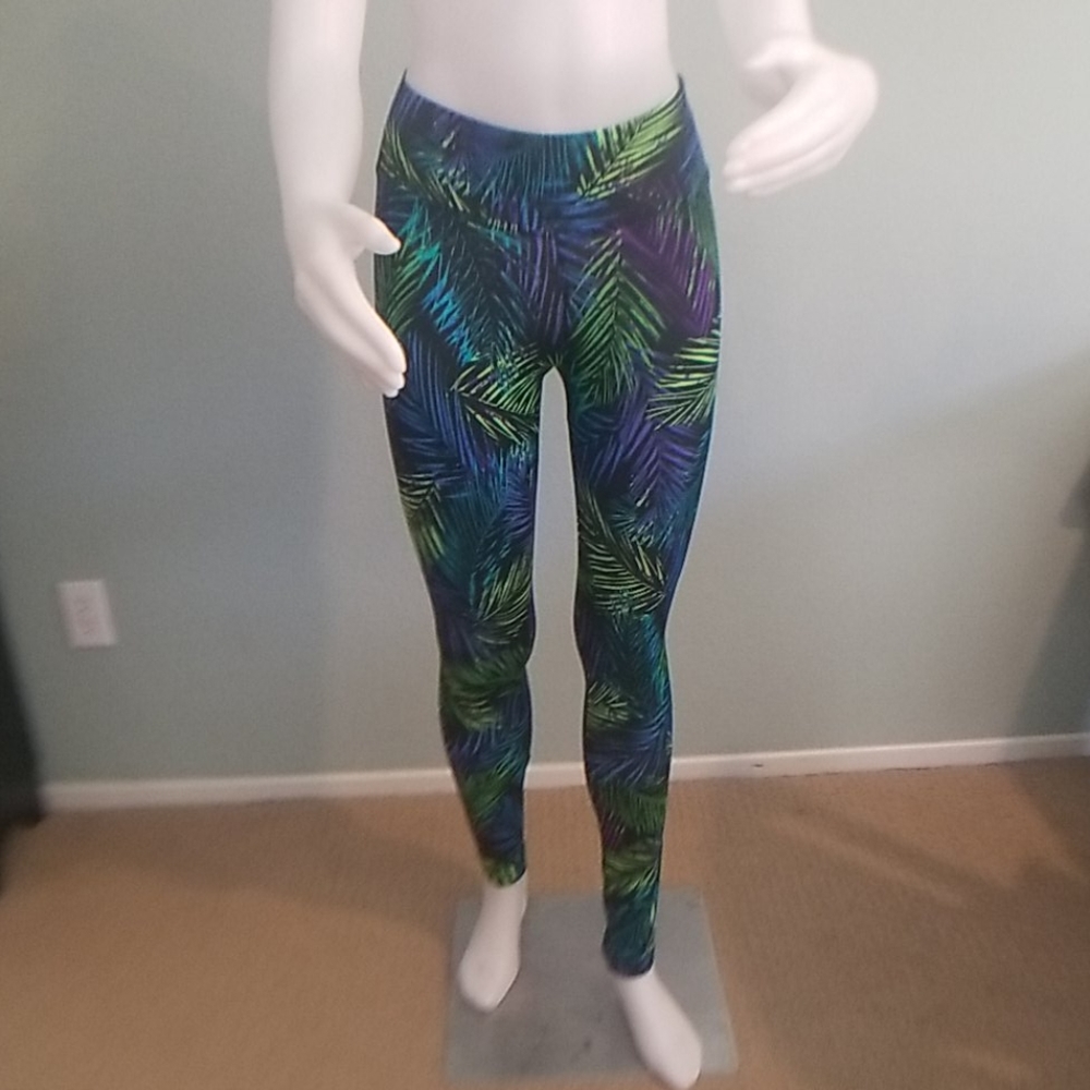 Palm Neon Active Leggings